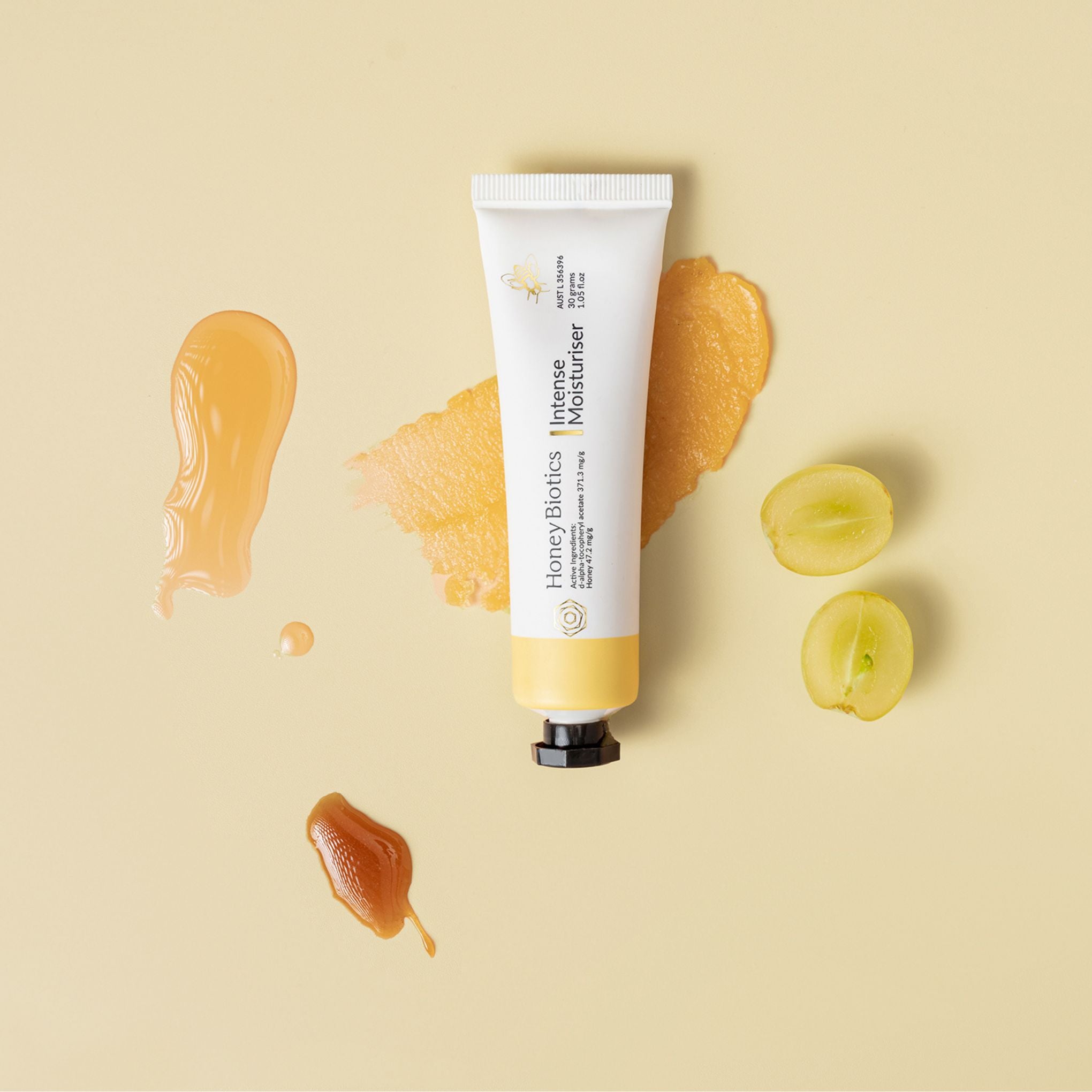 Honeybiotics Intense Moisturiser tube with Manuka honey