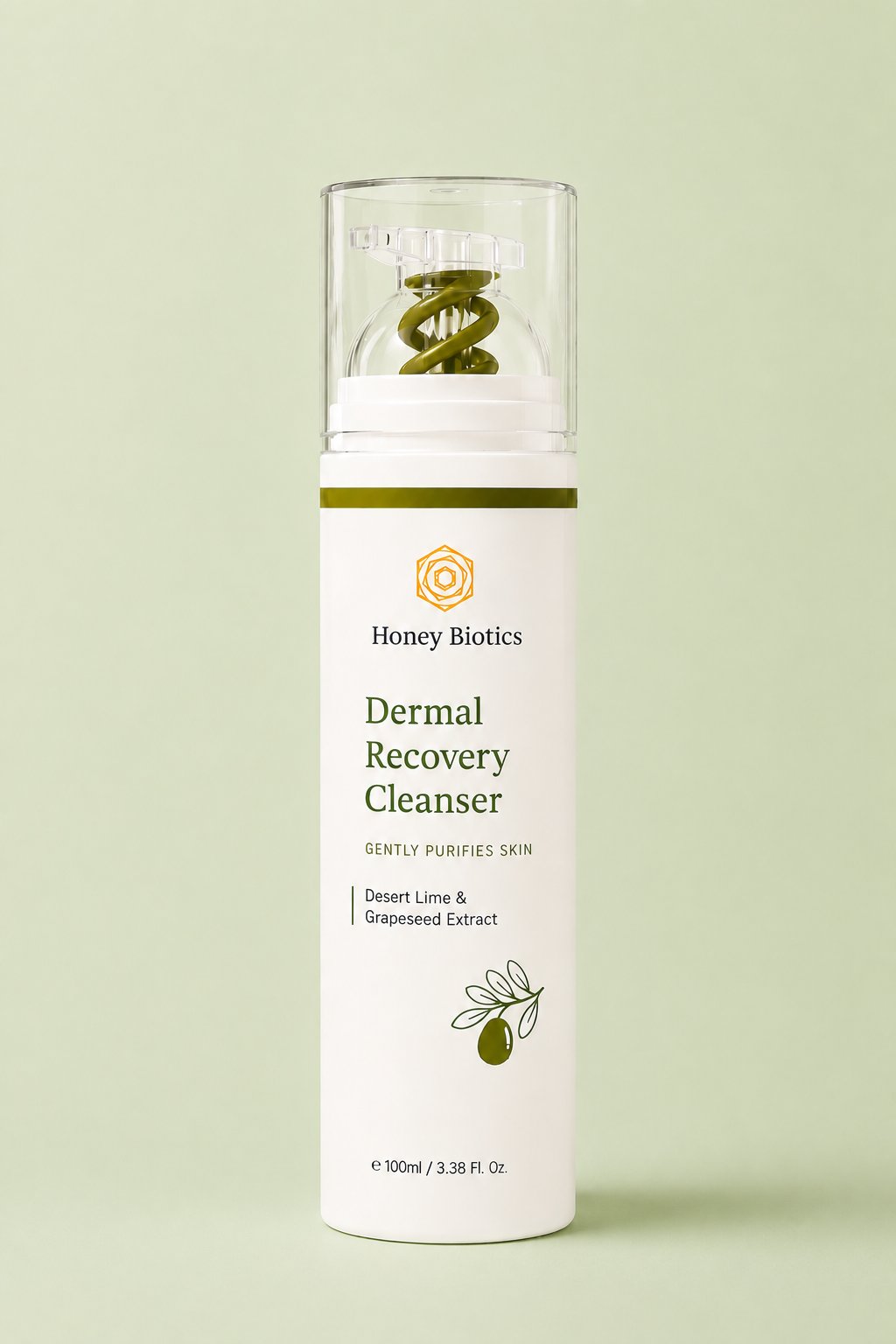 Honey Biotics Dermal Recovery Cleanser — 100ml — Desert Lime & Grapeseed Extract